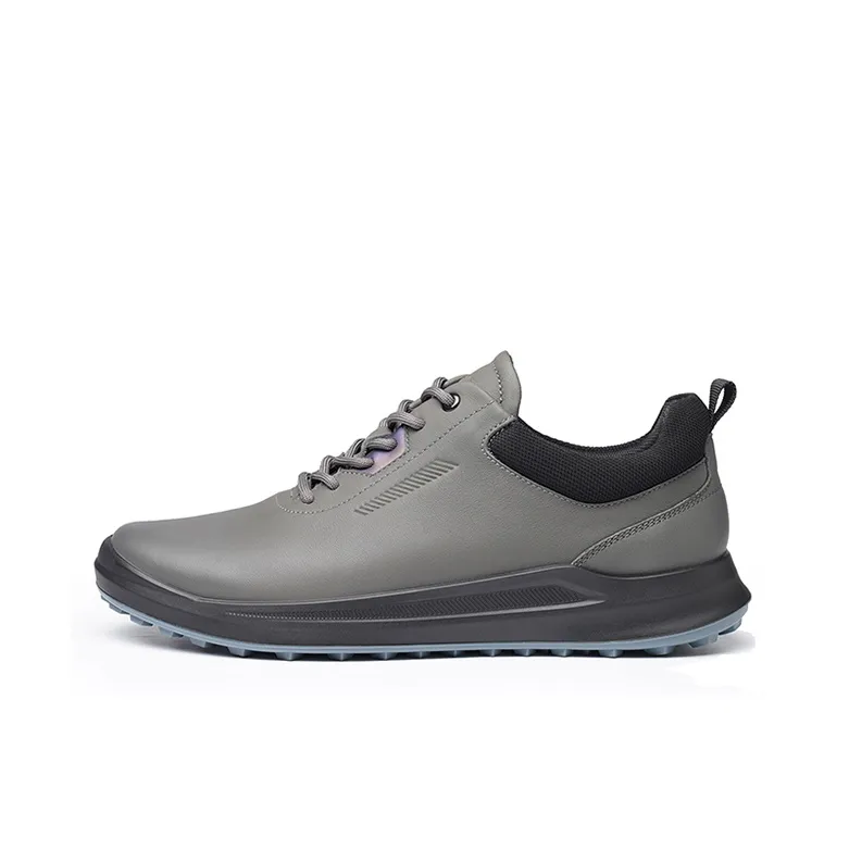 LAORENTOU Men's Casual Shoes Men Low Top Black/Gray-4