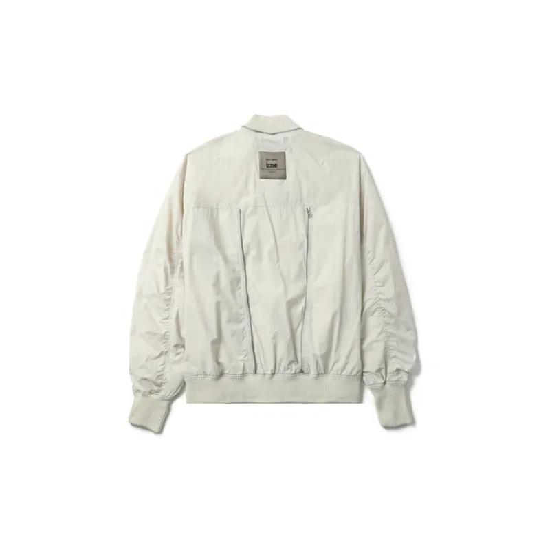 Izzue Logo patch Zip detail Bomber Jacket-6