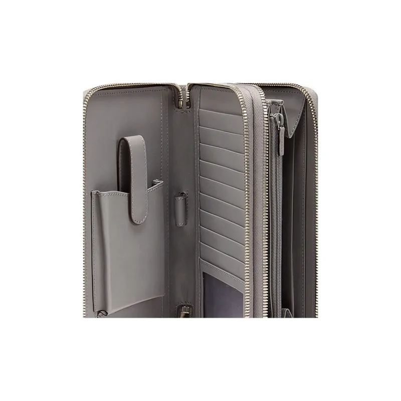 GUCCI Canvas With Leather Canvas Bag Wallet Money Clip Handbag Regular Men's Beige/Gray-1