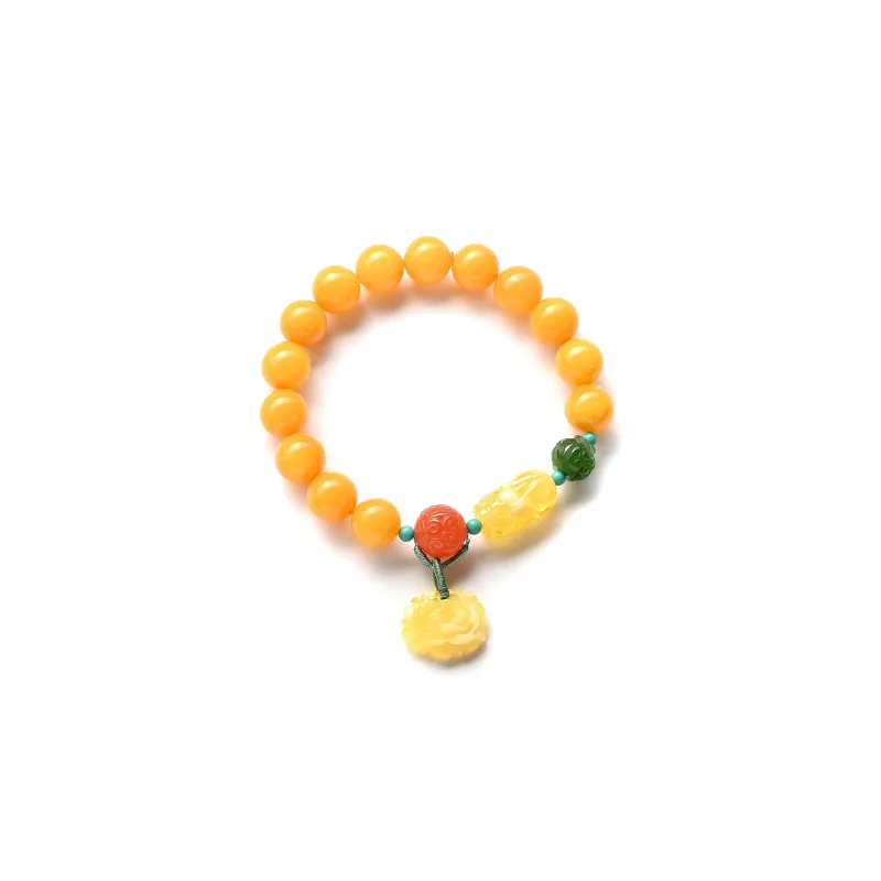 Abby's Wonderland Beeswax Jade Bracelets Women's-2