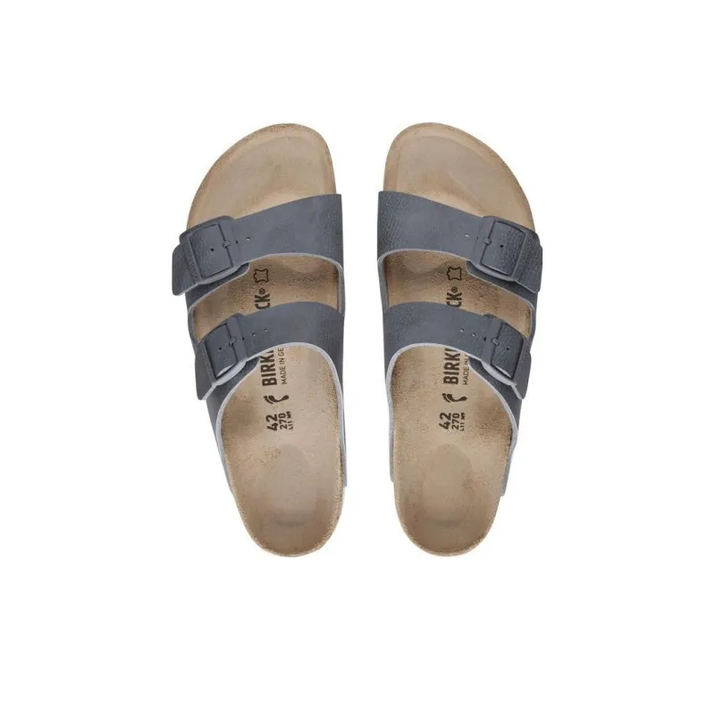 Birkenstock Arizona Rubber Sole EVA Slip Resistant Slide Slippers Men's Desert Earth Gray-3