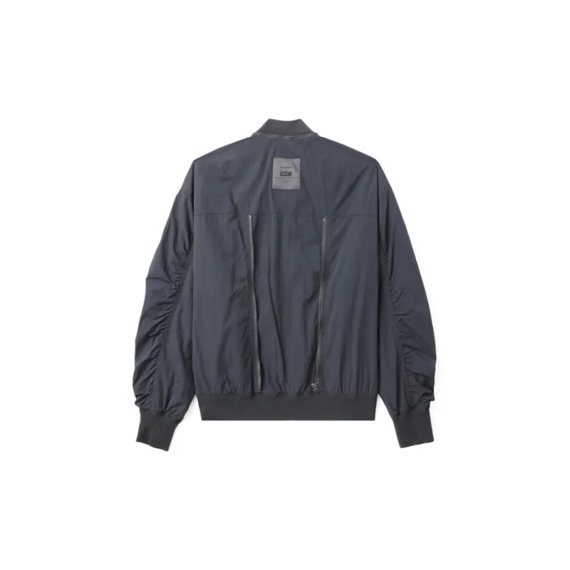Izzue Logo patch Zip detail Bomber Jacket-1