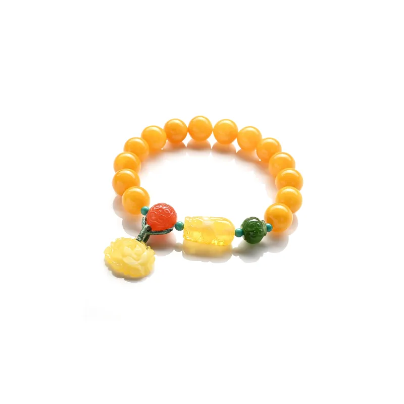 Abby's Wonderland Beeswax Jade Bracelets Women's-1