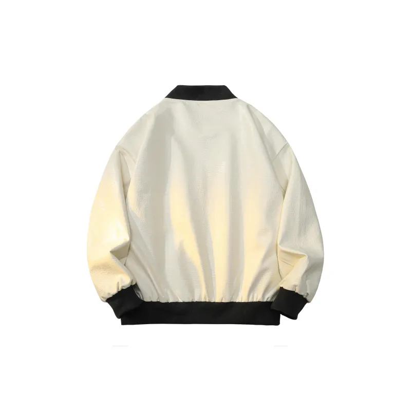 FAX FOR FMACM Leather Jacket Unisex-4