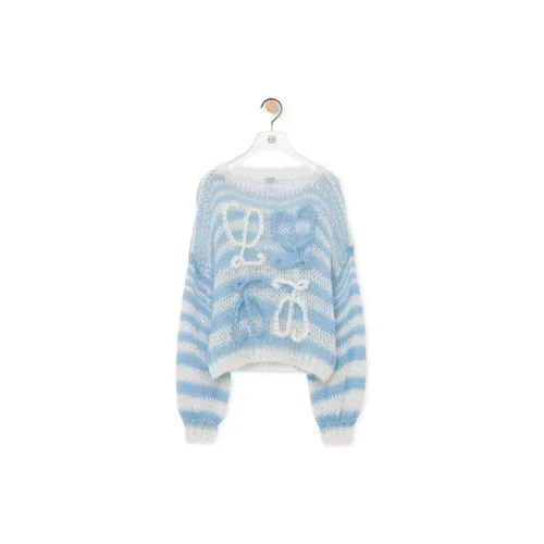 LOEWE Sweaters Women's White/Blue