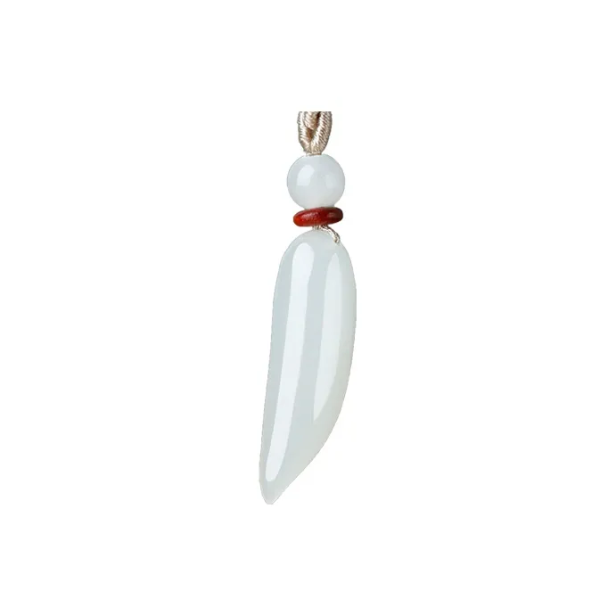 Jade Said Hetian Jade Pendants Unisex White Jade-0