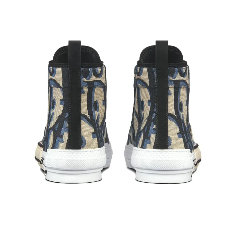 DIOR B23 High Maxi DIOR Oblique Beige Black-4