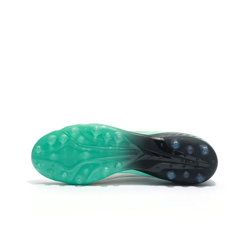 KELME Glimpse MG Rubber Short Studs Cushioning, Slip Resistant, And Breathable Soccer Shoes Unisex White Green-5
