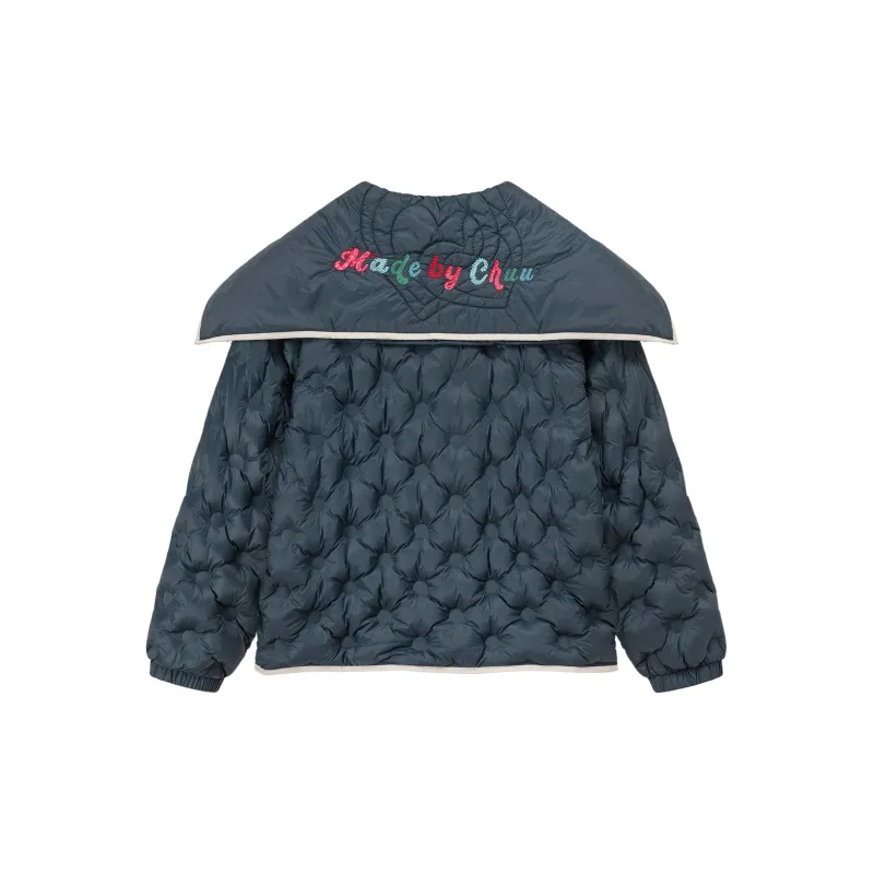 CHUU Puffer Jackets Women's Navy Blue-1