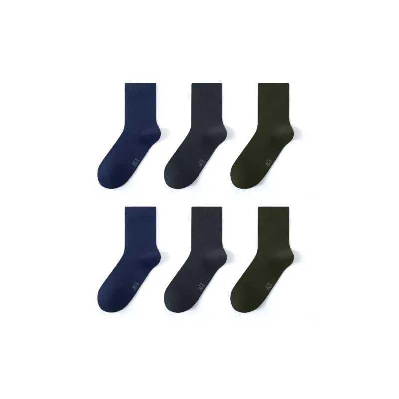 AUN Men Mid-Calf Socks-4