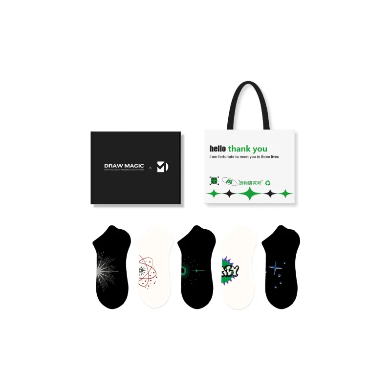 Duanmei Ankle Socks Men's 5 Pack-35