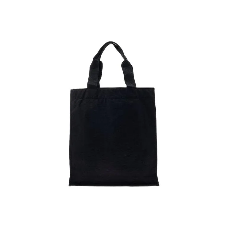 MSGM Fabric Tote Bag Shopping Bag Handbag Men's Black-3