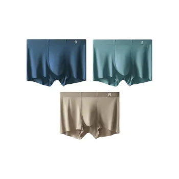 H-YXIANG Square-cut Underwear Men's 3 Pack