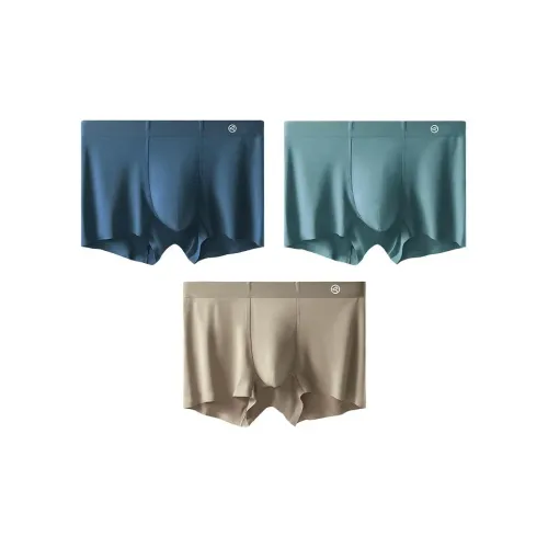 H YXIANG Square cut Underwear Men's 3 Pack