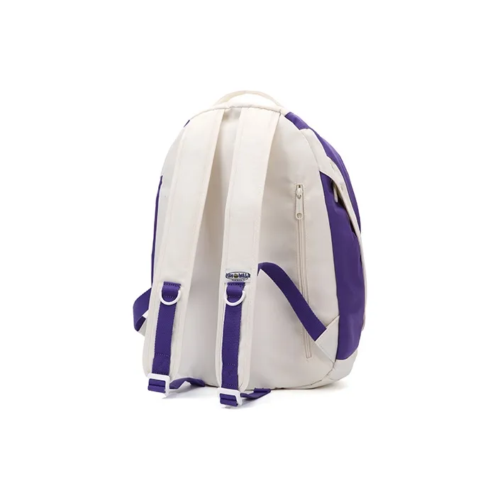 VANWALK Polyester Backpack Women's White/Brown/Purple/Red-14