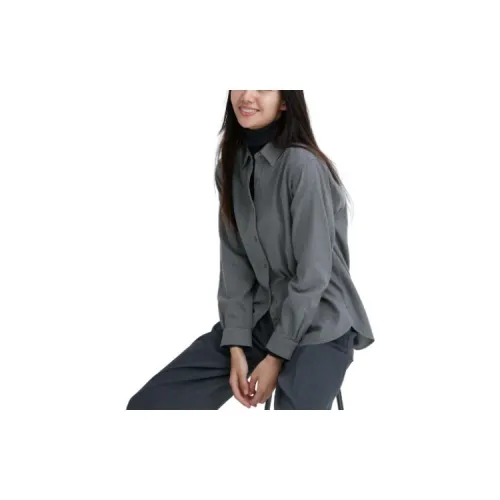 UNIQLO Shirts Women's Lead Gray