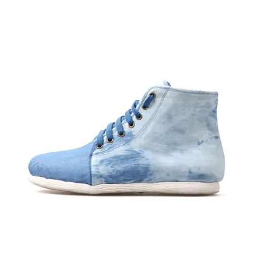 Neiliansheng Casual Shoes Men High-Top Blue