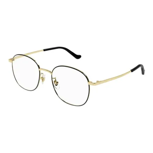 PULAIS Plate Frame Round Sunglasses Unisex Black