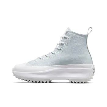 Converse Run Star Hike Abrasion Resistant Cushioning High Top Canvas Shoes Unisex White