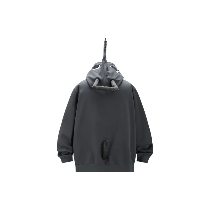 KAKAZZY Sweatshirts Unisex Dark Gray-4