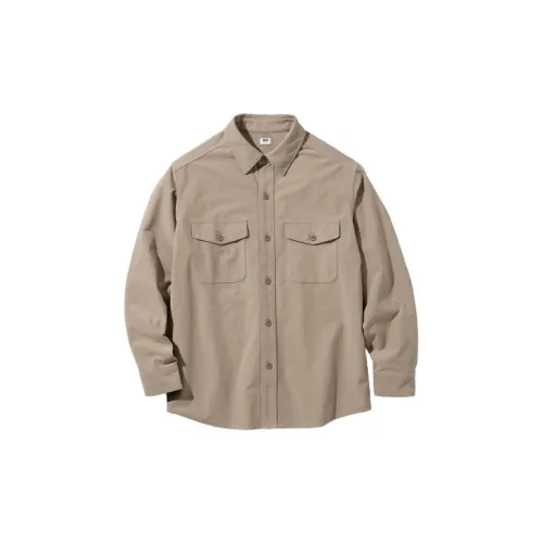 UNIQLO Shirts Men Beige