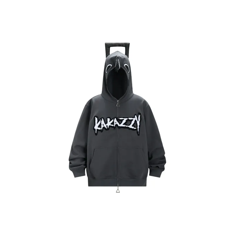 KAKAZZY Sweatshirts Unisex Dark Gray-2