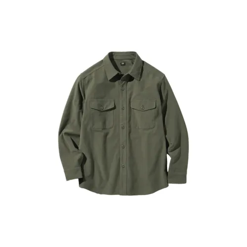 UNIQLO Shirts Men Olive