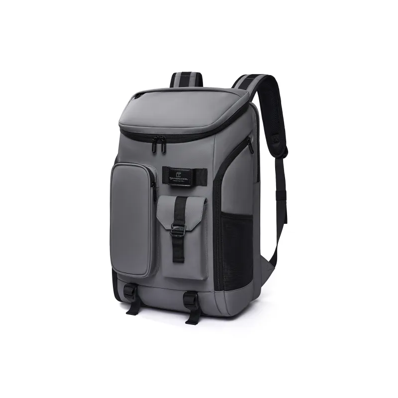 TANGCOOL Oxford Backpack Unisex Black/White-14