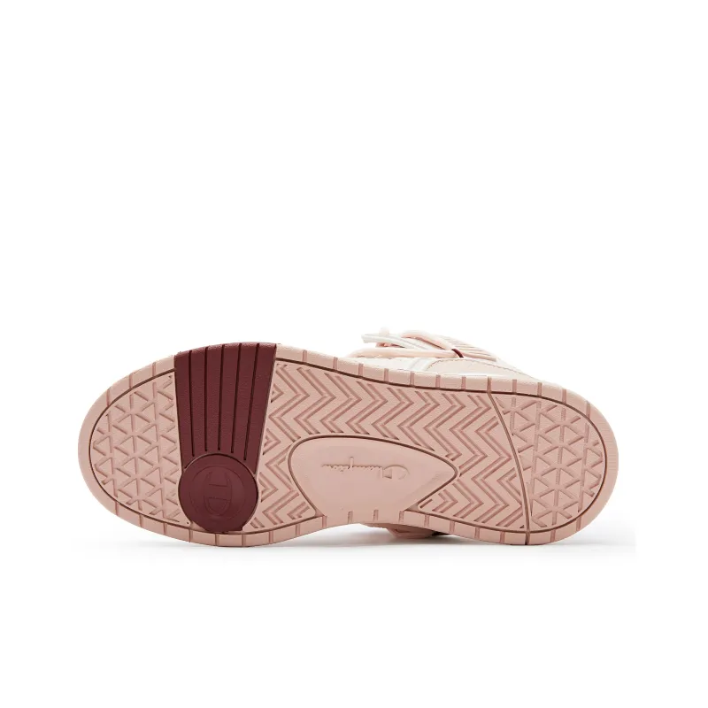 Champion Low Top Skateboard Shoes Unisex Pink White-4