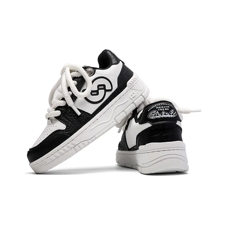 CAI CHI Anti Slip Wear Resistant Mid Top Skateboard Shoes Unisex-1