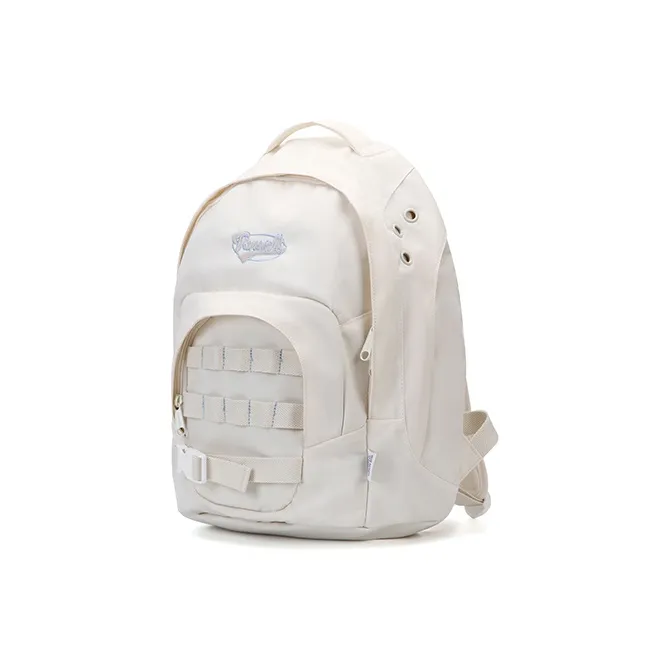 VANWALK Polyester Backpack Women's White/Brown/Purple/Red-1