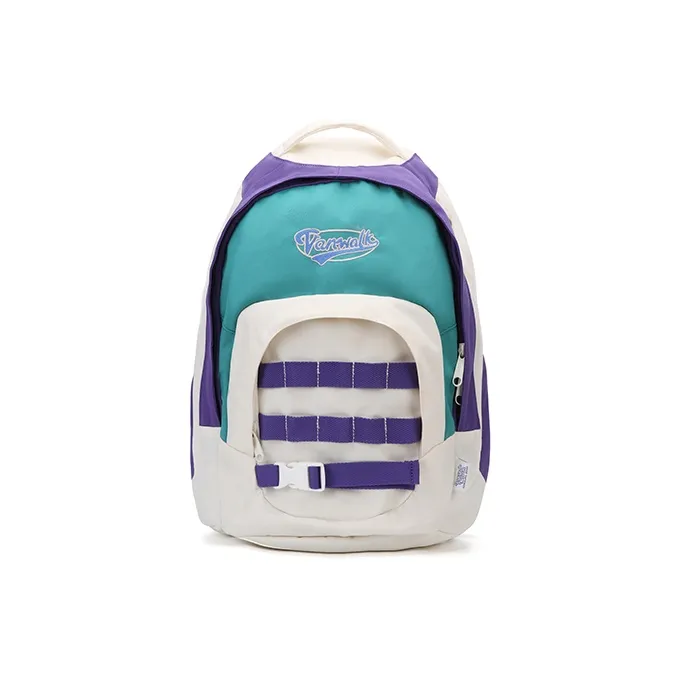 VANWALK Polyester Backpack Women's White/Brown/Purple/Red-12