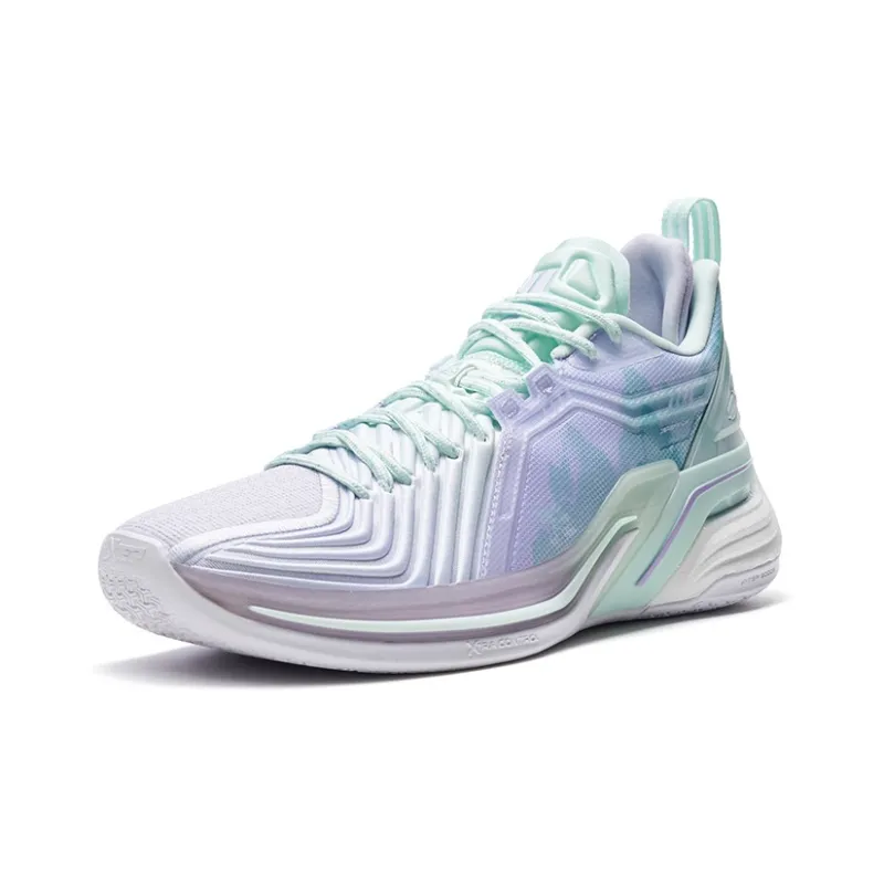 XTEP Jeremy Lin Three Generations Basketball Shoes Men Low Top Green-1