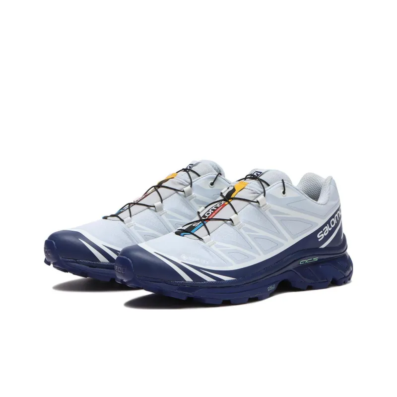 SALOMON XT 6 Gore Tex Blue Print Heather White-2