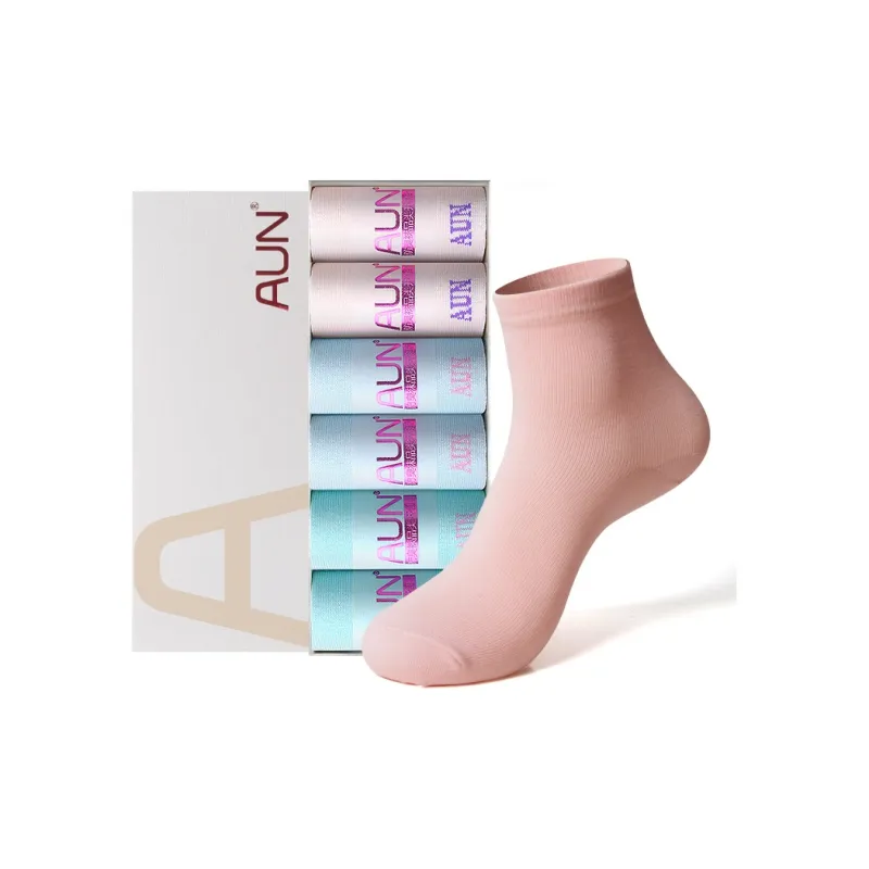 AUN Women's Mid-Calf Socks-3