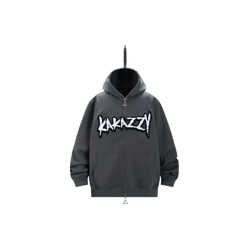 KAKAZZY Sweatshirts Unisex Dark Gray-1