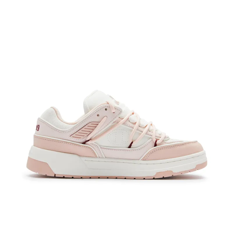 Champion Low Top Skateboard Shoes Unisex Pink White-1