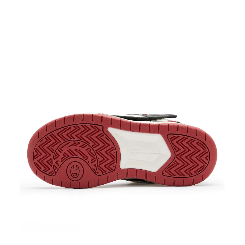Champion Low Top Skateboard Shoes Unisex Red White Black-4