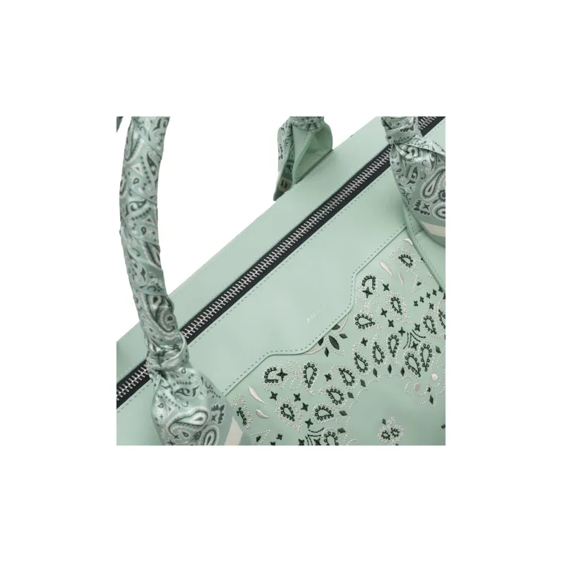AMIRI Nappa Leather Shoulder Bag Crossbody Bag Handbag Regular Unisex Frost Green-4