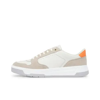 HUGO BOSS Wear-Resistant Low-Top Skateboard Shoes Men's Beige