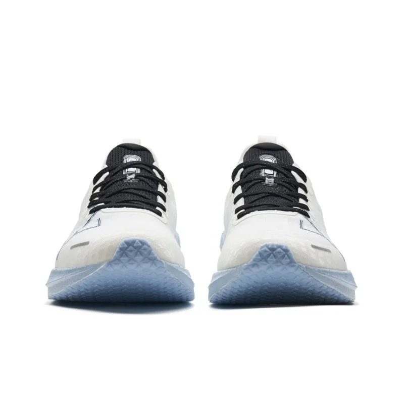 XTEP Two Thousand Kilometers 1.0 Anti Slip Wear Resistant Low Top Long Distance Running Shoes Men's Sail White-3