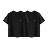 Set of 2 (Women's Cropped Black)