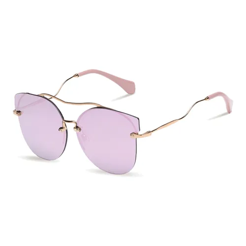 KALLA EYEWEAR Copper Nickel Alloy Irregular Shape Sunglasses Women's