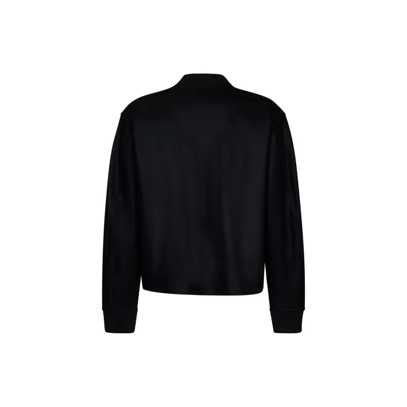 JIL SANDER Zip-Up Long-Sleeved Bomber Jacket-1