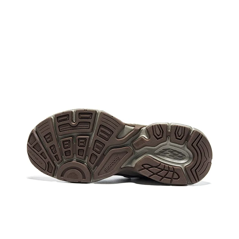 Saucony 2K CAVALRY Anti Slip Wear Resistant Low Top Casual Running Shoes Unisex Coffee Brown-4