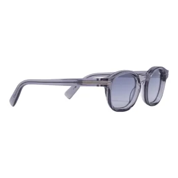 Zegna Acetate Irregular Shape Sunglasses Women's Blue