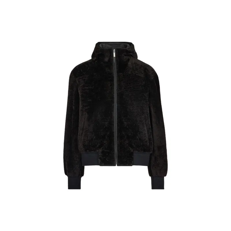 Ferragamo Reversible Sheep-skin Hooded Jacket-1
