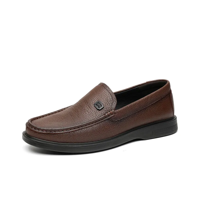 SOBB Dress Shoes Men Low Top Black, Brown-12