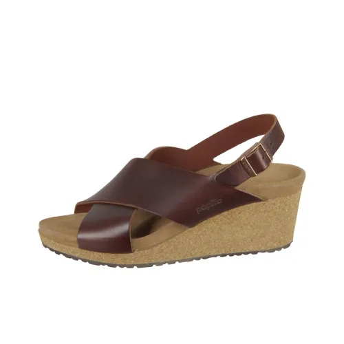 Birkenstock Strap Sandals 6cm Women's Umber