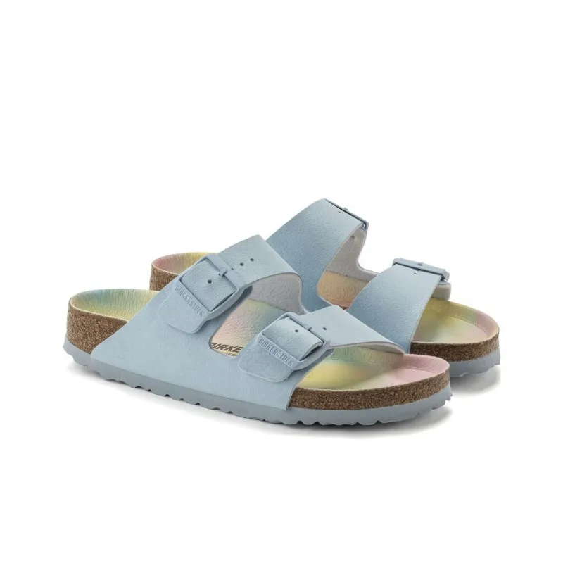 Birkenstock Arizona Vegan Slide Slippers Unisex Sky Blue-5